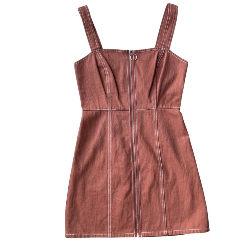 Chloe & Katie Rust Mini Dress